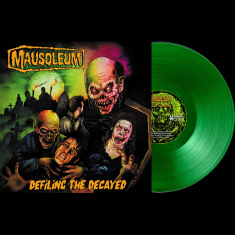 MAUSOLEUM Defiling the Decayed LP GREEN , PRE-ORDER [VINYL 12"]